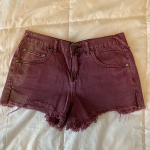 Free People frayed shorts!